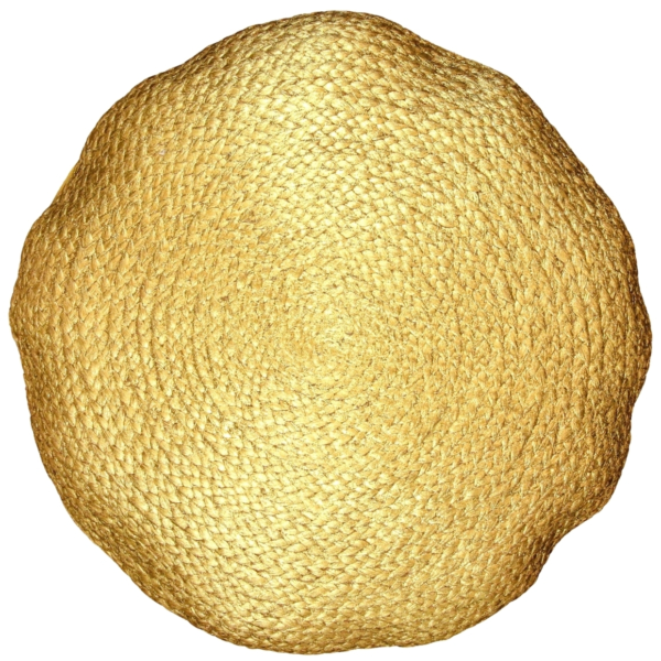 Unique Living sierkussen Metallic rond goudkleurig 45 cm