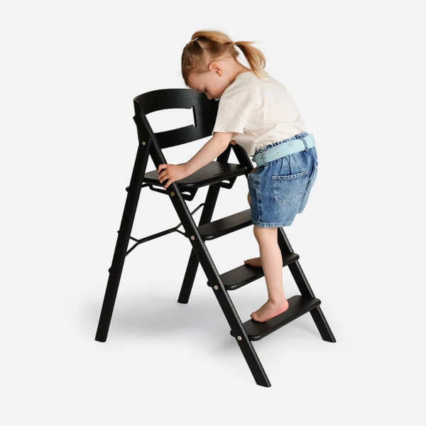 Kaos inklapbare kinderstoel Klapp eikenhout zwart 81 cm