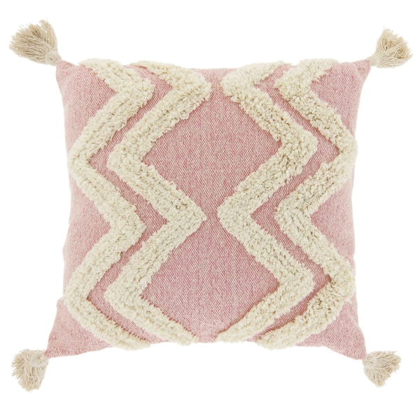 Unique Living kussen Dahlia sugar pink 45 x 45 cm