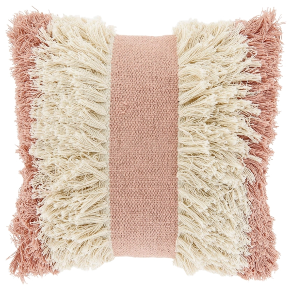 Unique Living kussen Ziggy old pink 45 x 45 cm