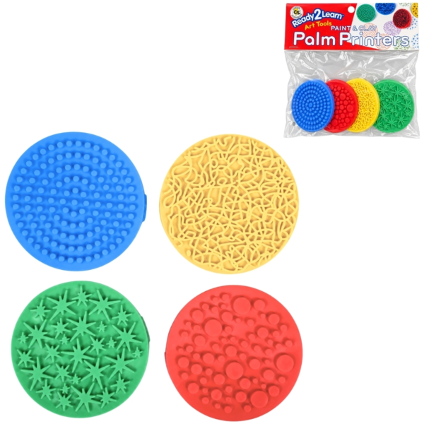 Verf en klei stempels 6 cm