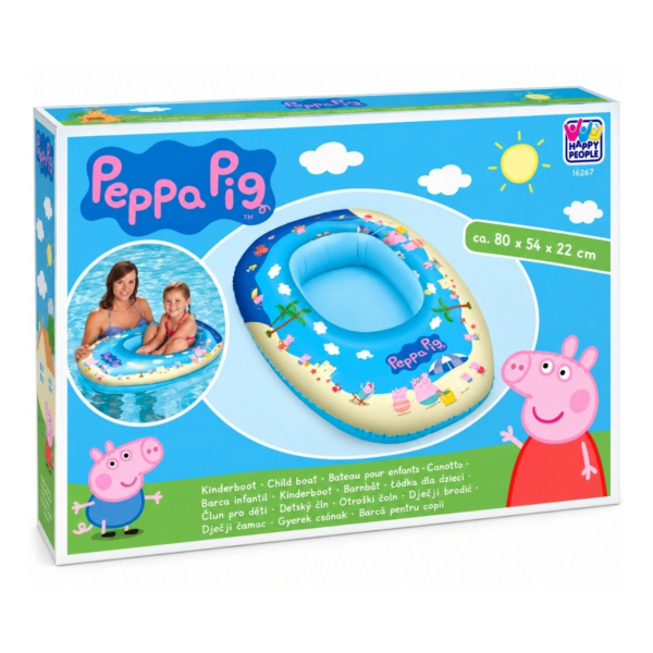Peppa Pig opblaasboot 80 cm