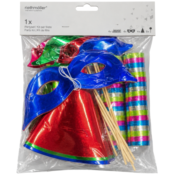 Party set metallic 20 stuks VE25