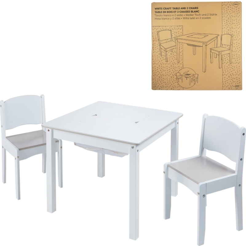 Worlds Apart Tisch mit Stühlen 60 cm 3-teiliges Set