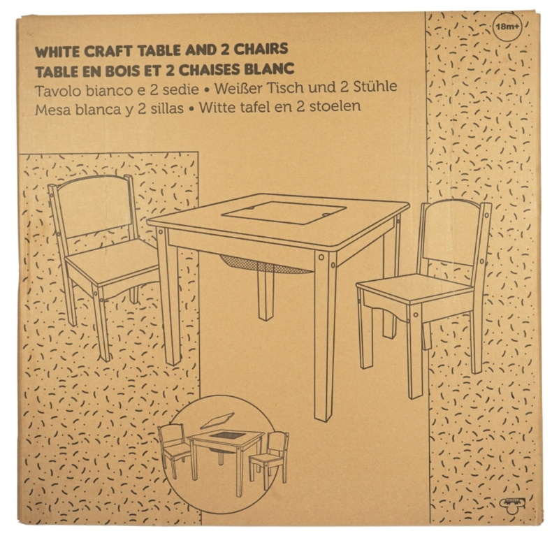 Worlds Apart Tisch mit Stühlen 60 cm 3-teiliges Set