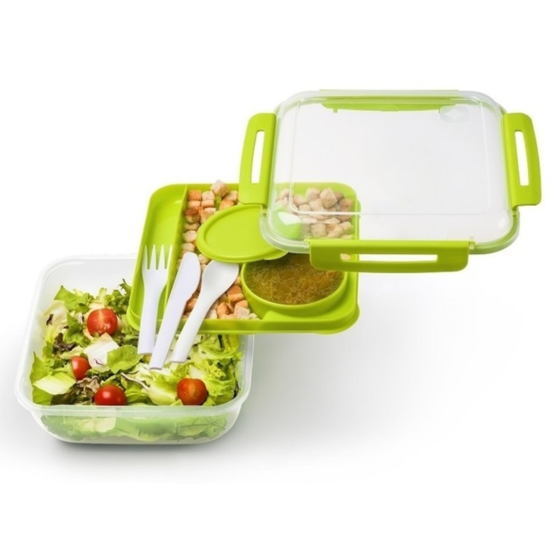 Rotho saladebak groen 1,7 L
