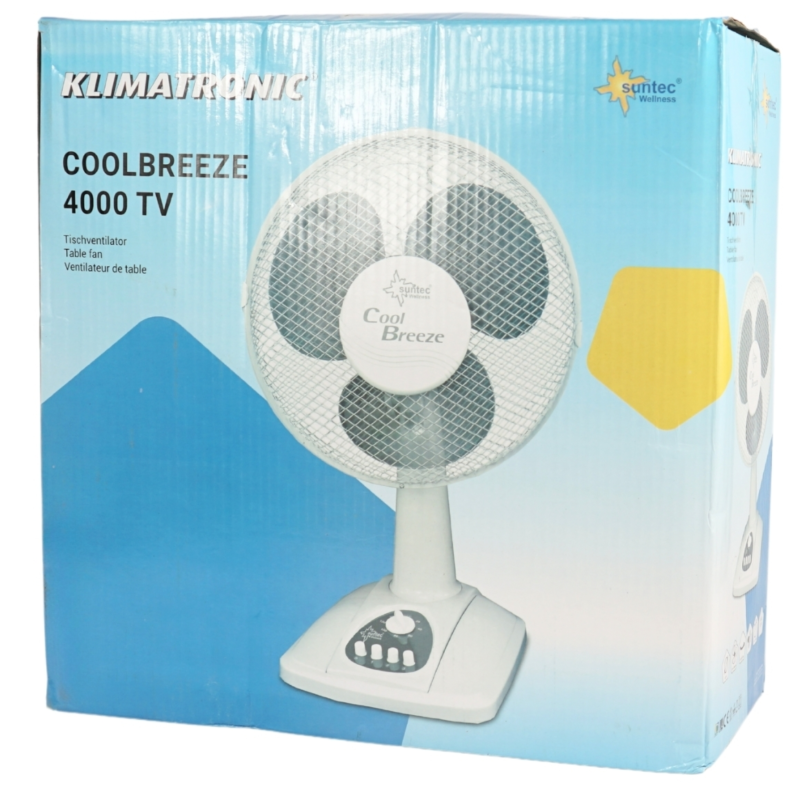 Suntec CoolBreeze 4000TV tafelventilator EU-stekker 57,5 cm