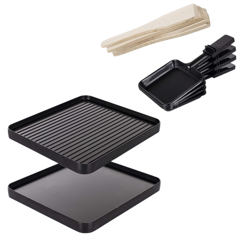 Princess Gourmetstel 4 personen zwart 700W