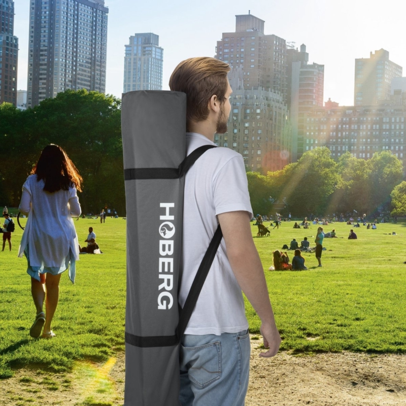 Hangmat met inklapbaar frame 241 cm