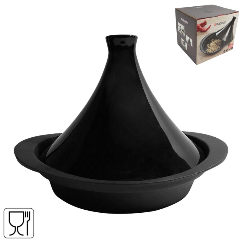 Brabantia Tajine gietijzer zwart 26 cm