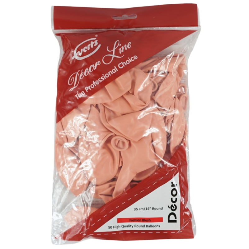 Everts ballonnen Decor Fashion Blush 35 cm 50 stuks