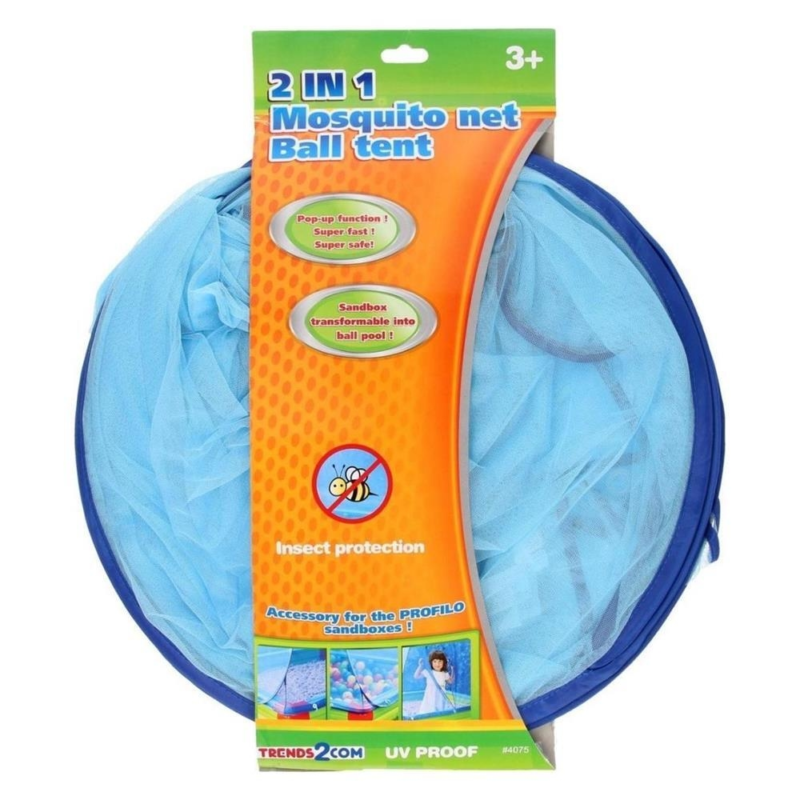 Pop-Up insectennet/ballentent voor zandbak 48,5 cm
