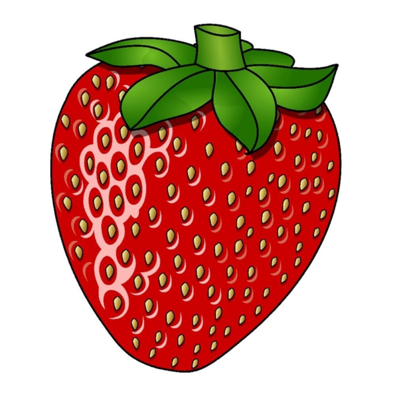 Badlaken aardbei 150 cm