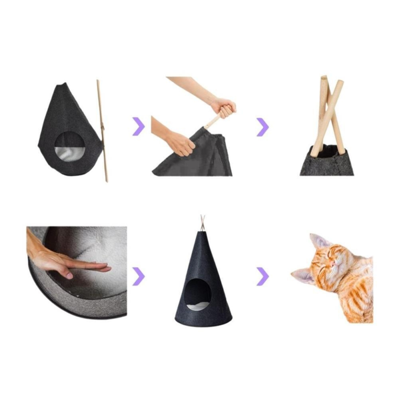 Katten tipitent 70 cm