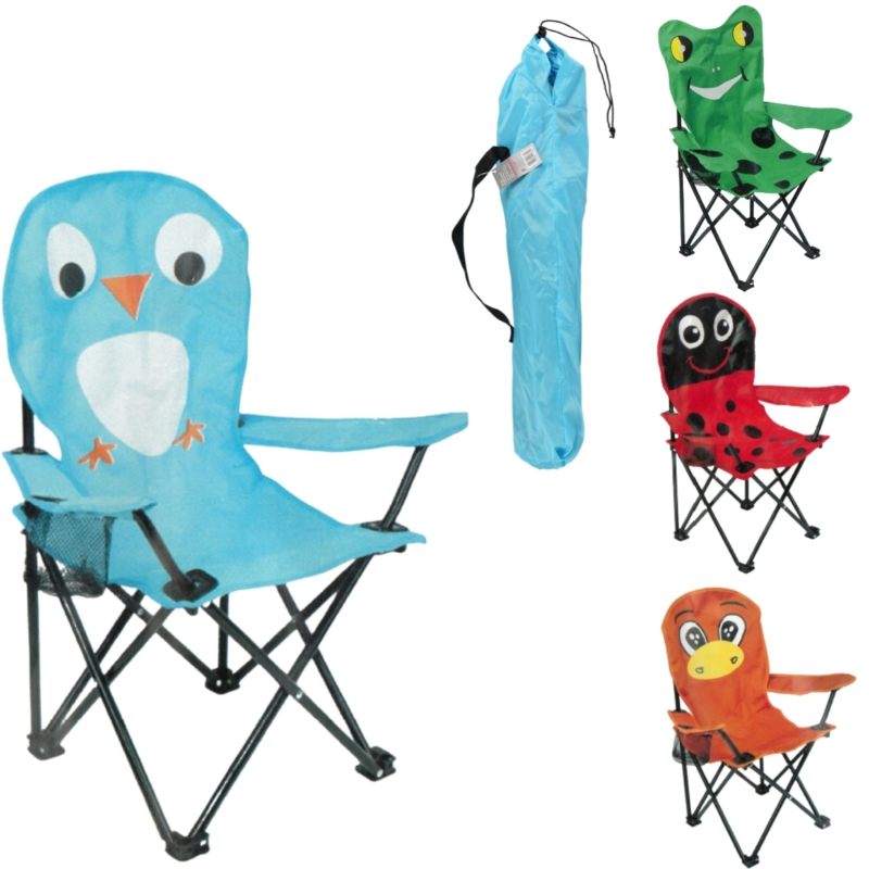 Kynast kinder vouwstoel met bekerhouder 58 cm  assorti