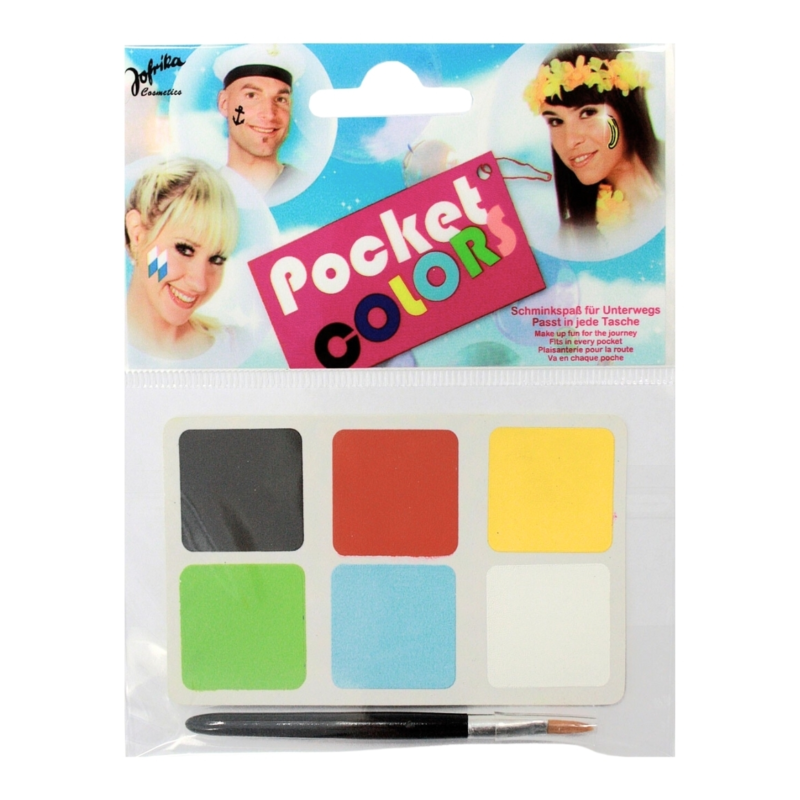 Jofrika Cosmetics Schmink-Komplettpalette 6 Farben