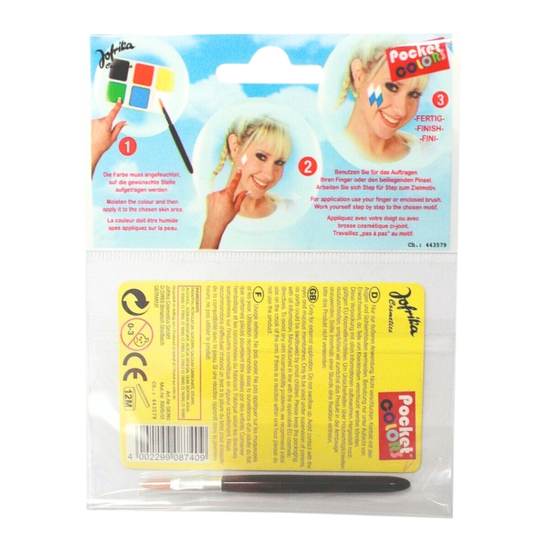 Jofrika Cosmetics Schmink-Komplettpalette 6 Farben