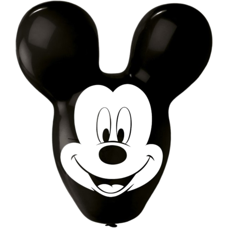 Disney Mickey Ballon mit Ohren 56 cm 4 Stück