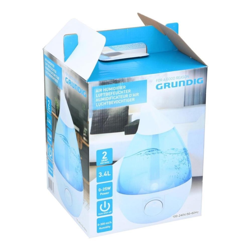 Grundig luchtbevochtiger 3400 ml