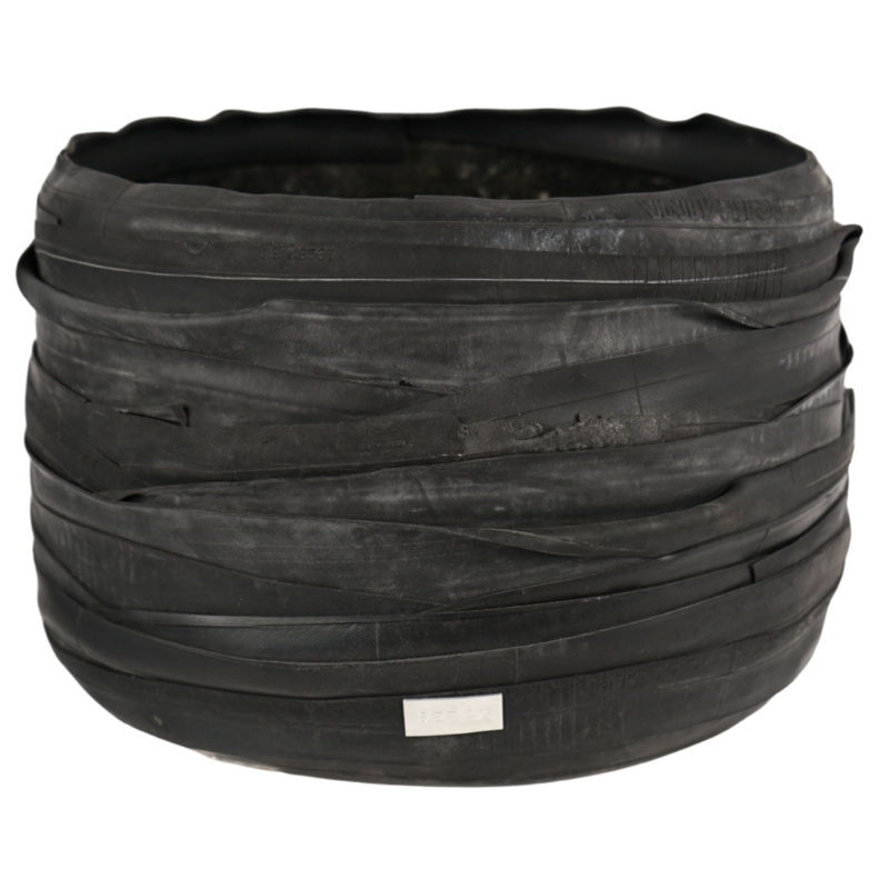 Design Blumentopf recycelter Fahrradreifen Moniek Vanden Berghe 3er-Set