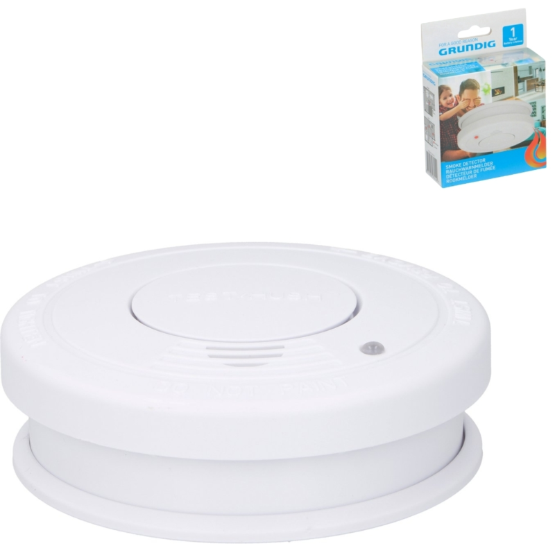 Grundig rookmelder optisch wit 10 cm