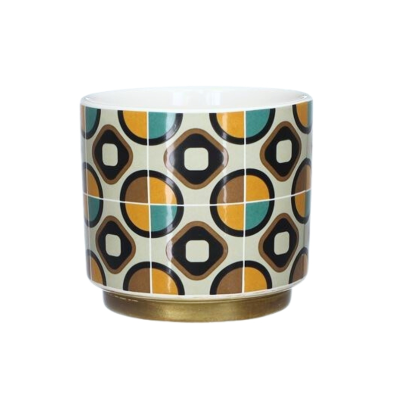 Bloempot Retro mintgroen 7 cm