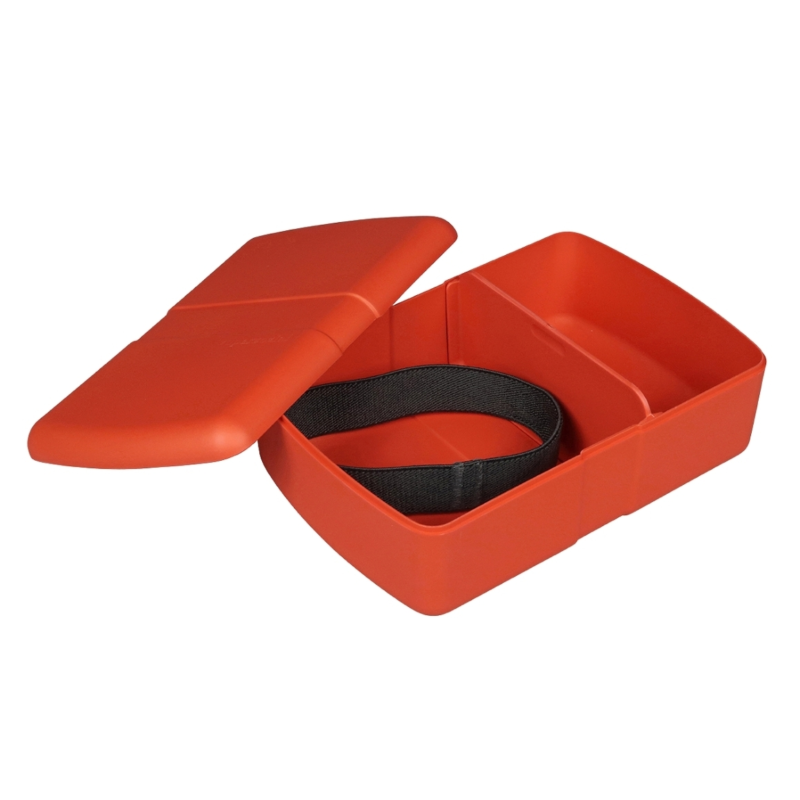 Zuperzozial broodtrommel Time-Out rood 19 cm