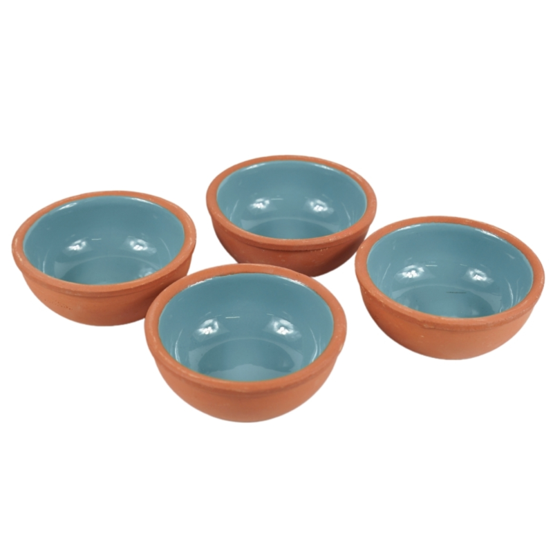 Kitchentrend tapas schalen blauw 10 cm 4 stuks