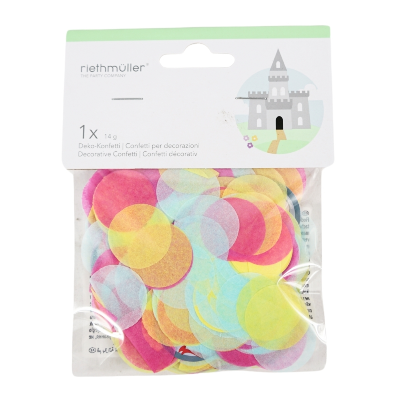 Confetti prinses en ridder papier 2,5 cm 14 g