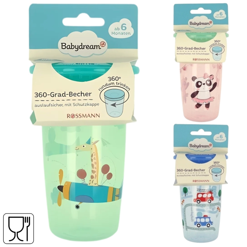 Babydream Trinkbecher 300 ml 3 sortiert