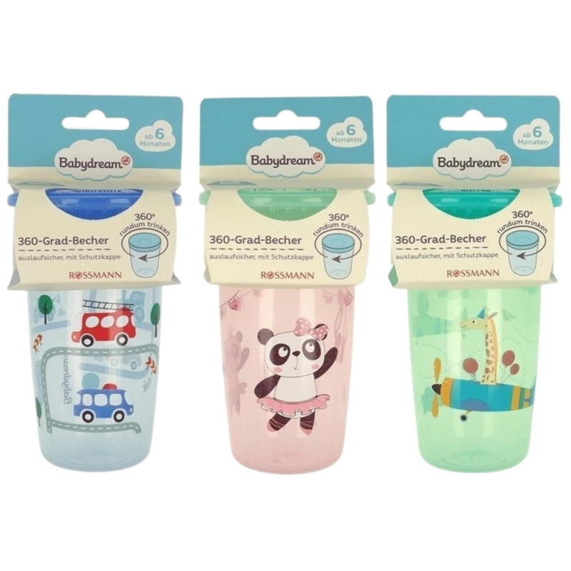 Babydream Trinkbecher 300 ml 3 sortiert