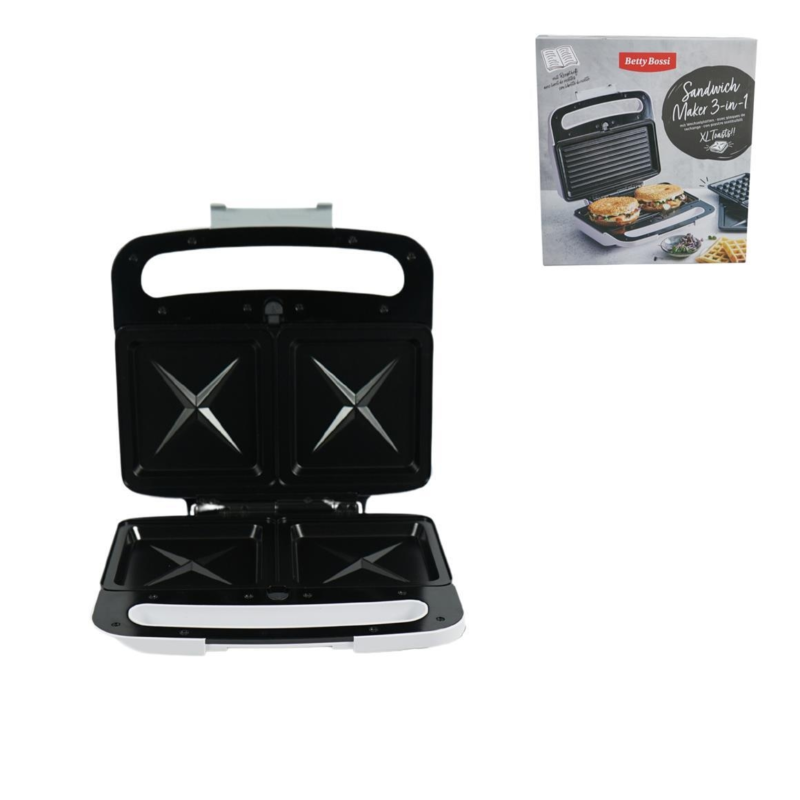 Betty Bossi Sandwichmaker 3 in 1 weiß 35,5 cm