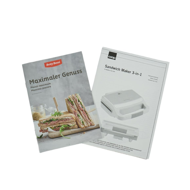 Betty Bossi Sandwichmaker 3 in 1 weiß 35,5 cm