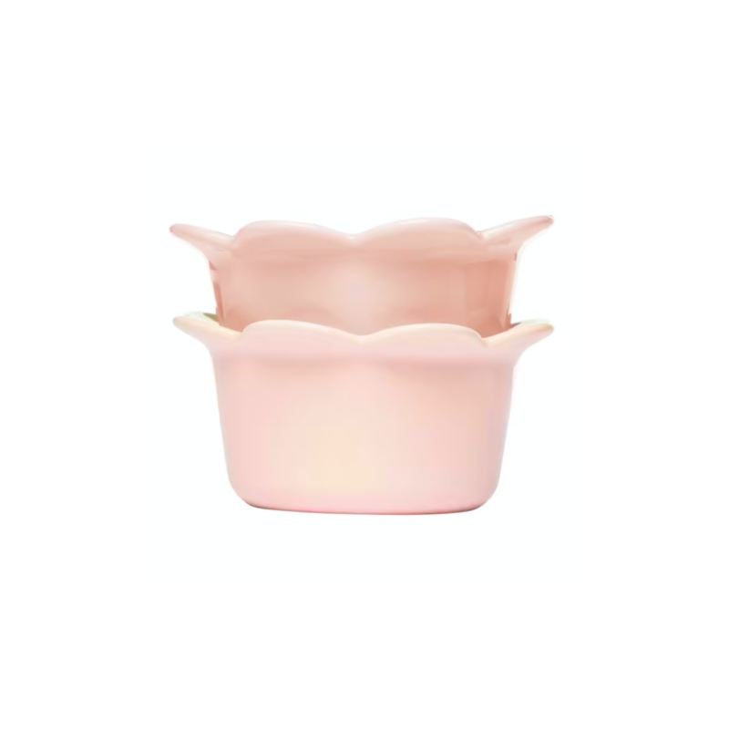 Sagaform Piccadilly schaal roze 13 cm set van 2