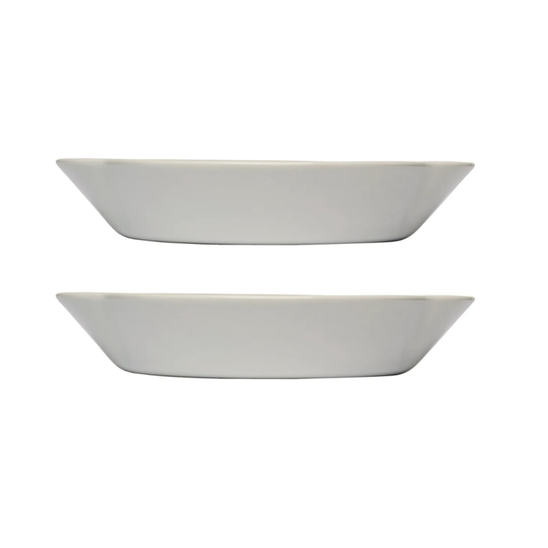 Sagaform Piccadilly schaal grijs 18 cm set van 2