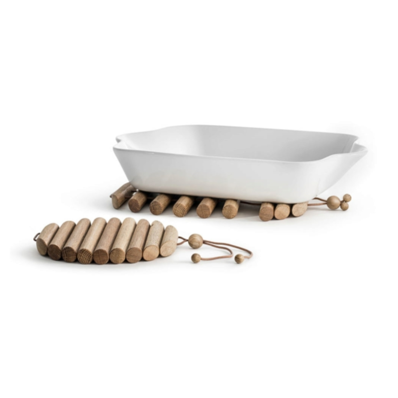 Sagaform Natur Untersetzer verstellbar Holz 19 cm