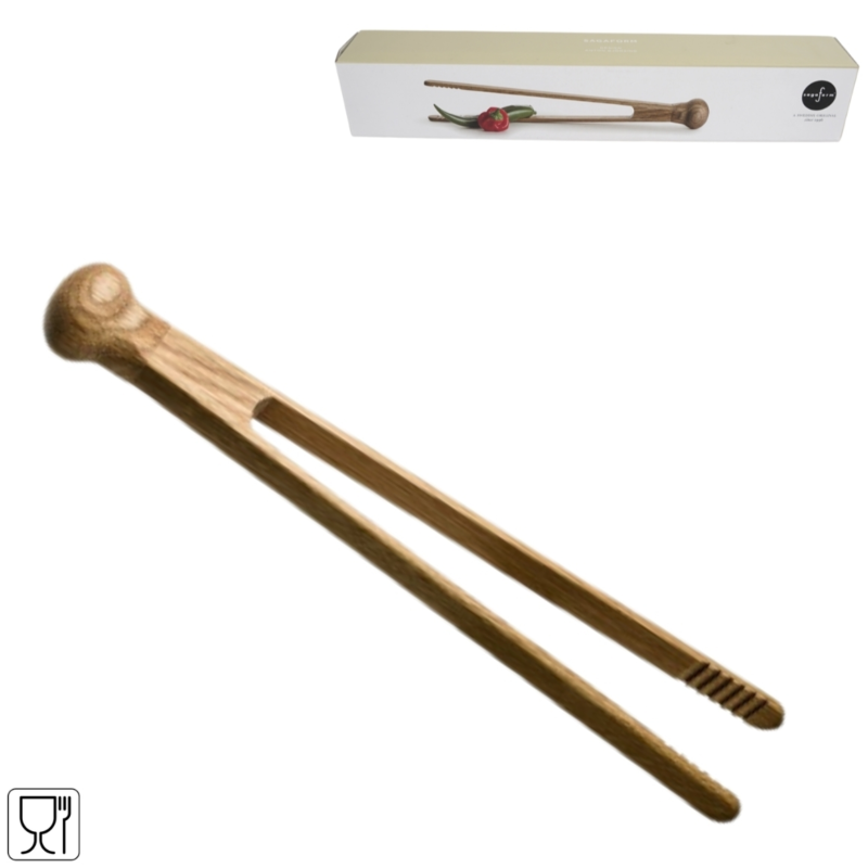 Sagaform serveertang eikenhout 30 cm