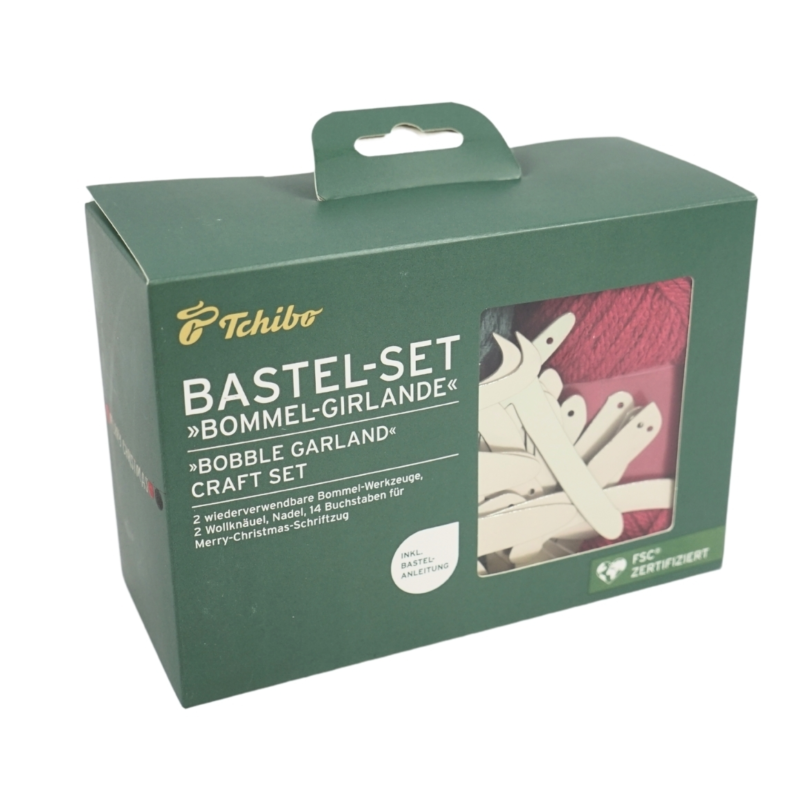 DIY slinger Merry Christmas pompom 20-delig