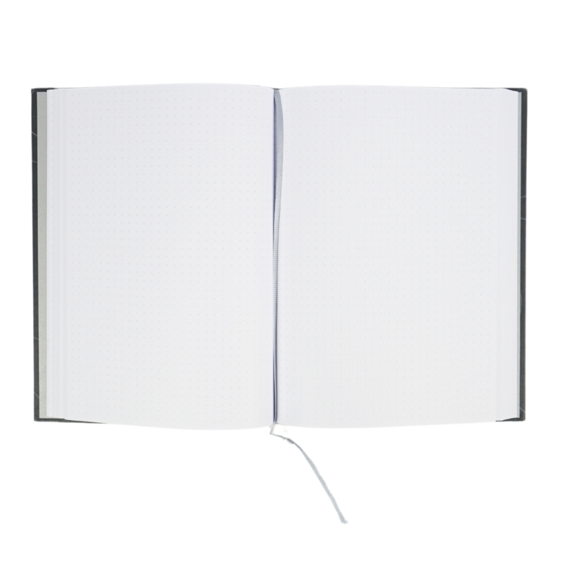 Notitieboek dotted zwart A5