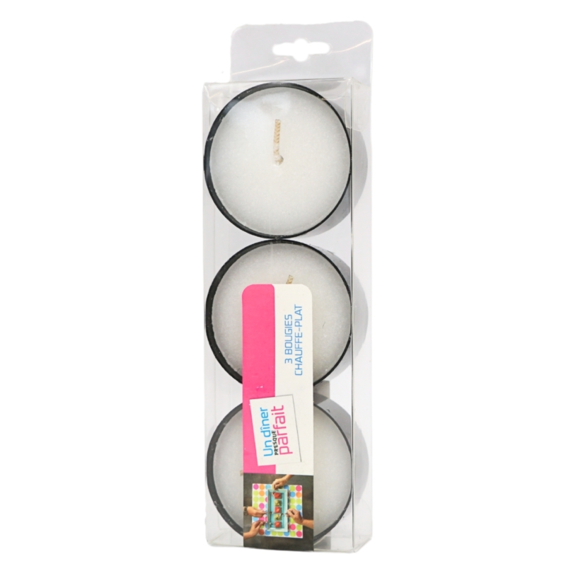 Theelichten 5,2 cm 3 stuks