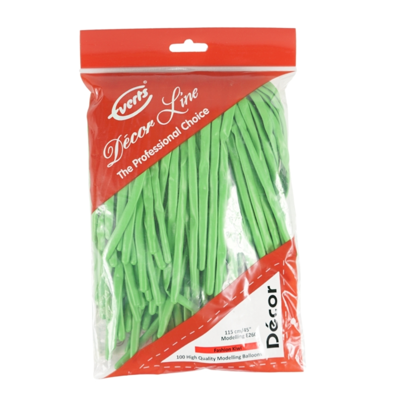 Everts ballonnen Decor fashion E260 Kiwi Green 115 cm 100 stuks