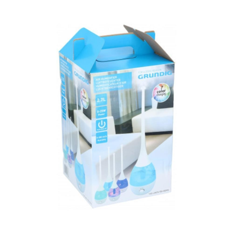 Grundig luchtbevochtiger LED EU stekker 2700 ml