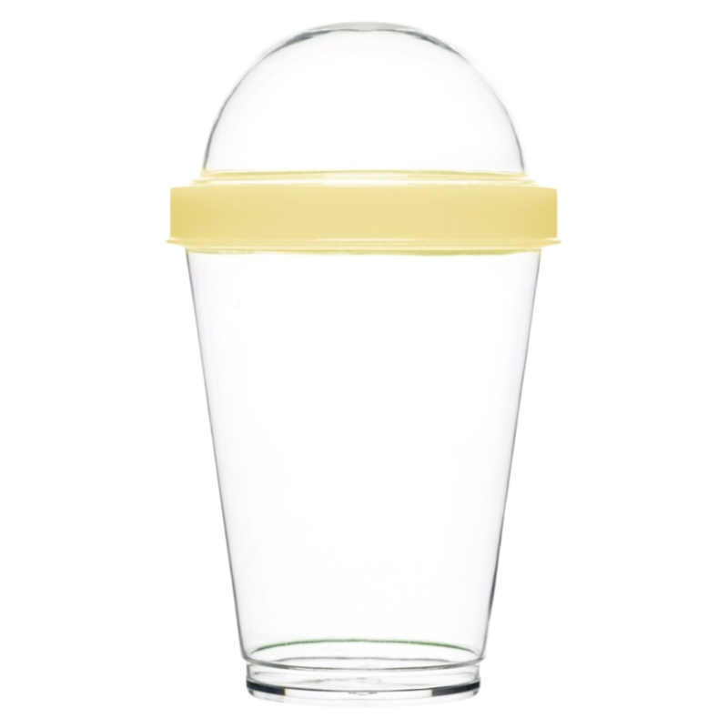 Sagaform yoghurt reisbeker geel 300 ml