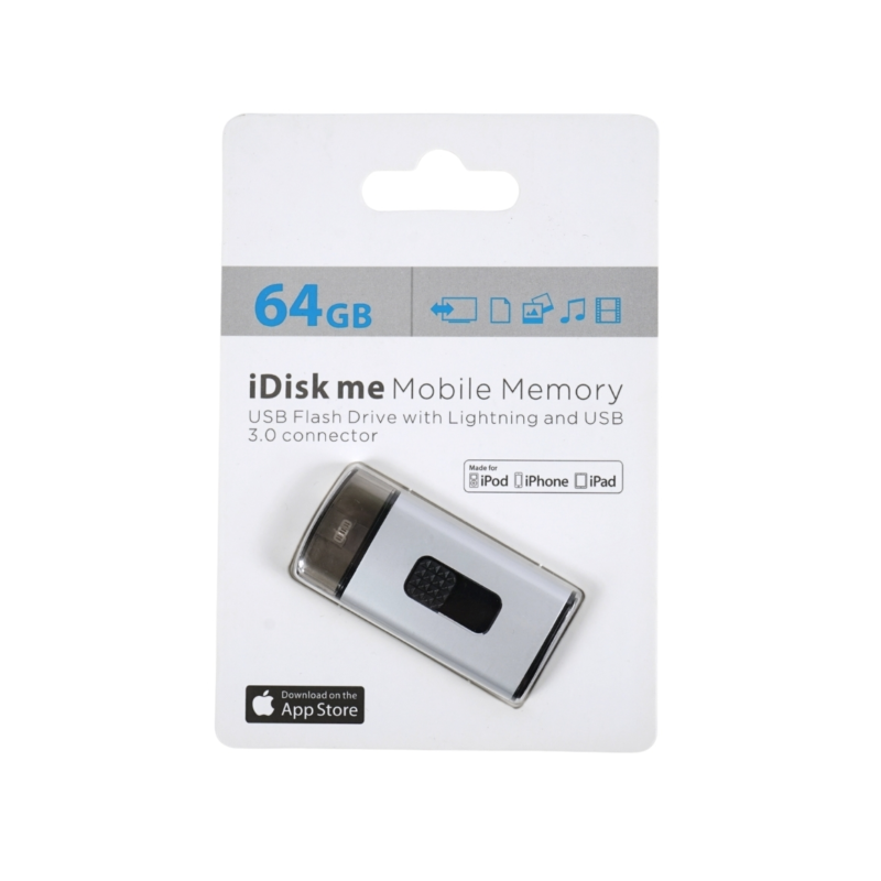iDisk USB-Flash-Laufwerk lightning 64 GB silber 5,9 cm