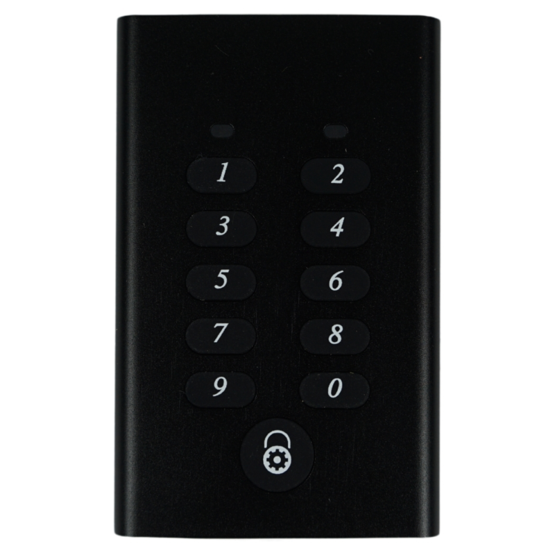 Externe Festplatte SSD mit Zahlenschloss 120 GB