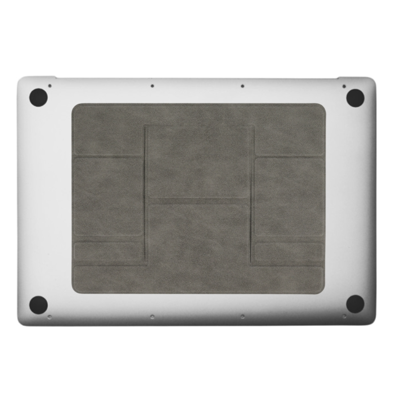 Laptop standaard zelfklevend ultra dun grijs 24 cm