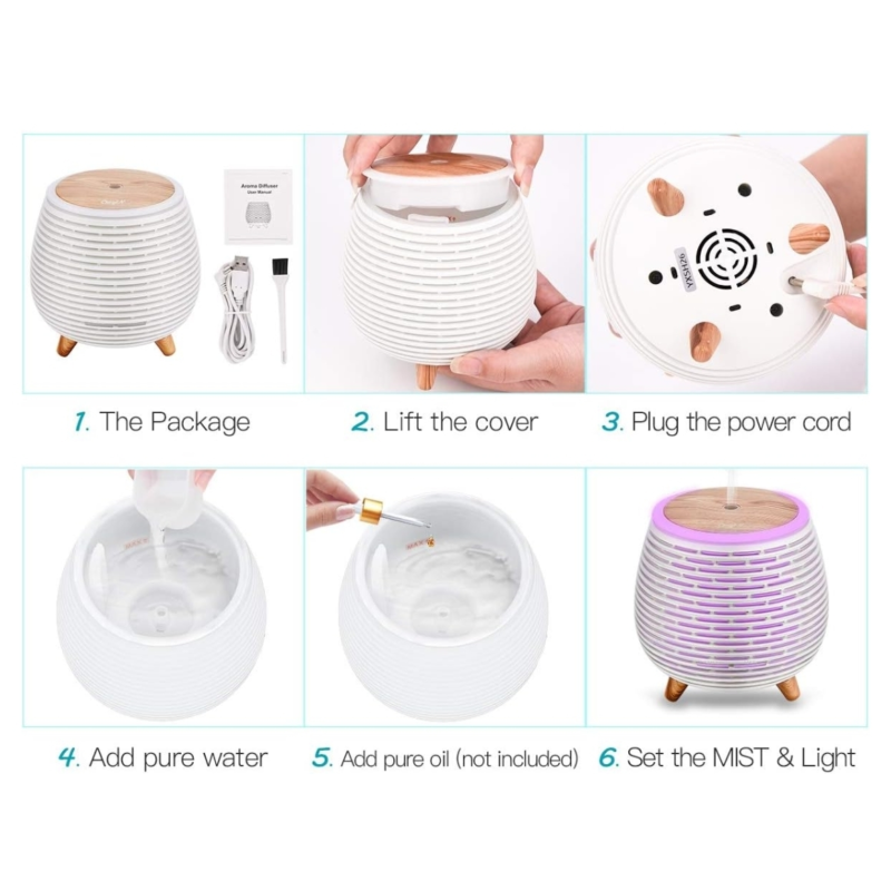 BlueTech aroma diffuser LED 12 cm