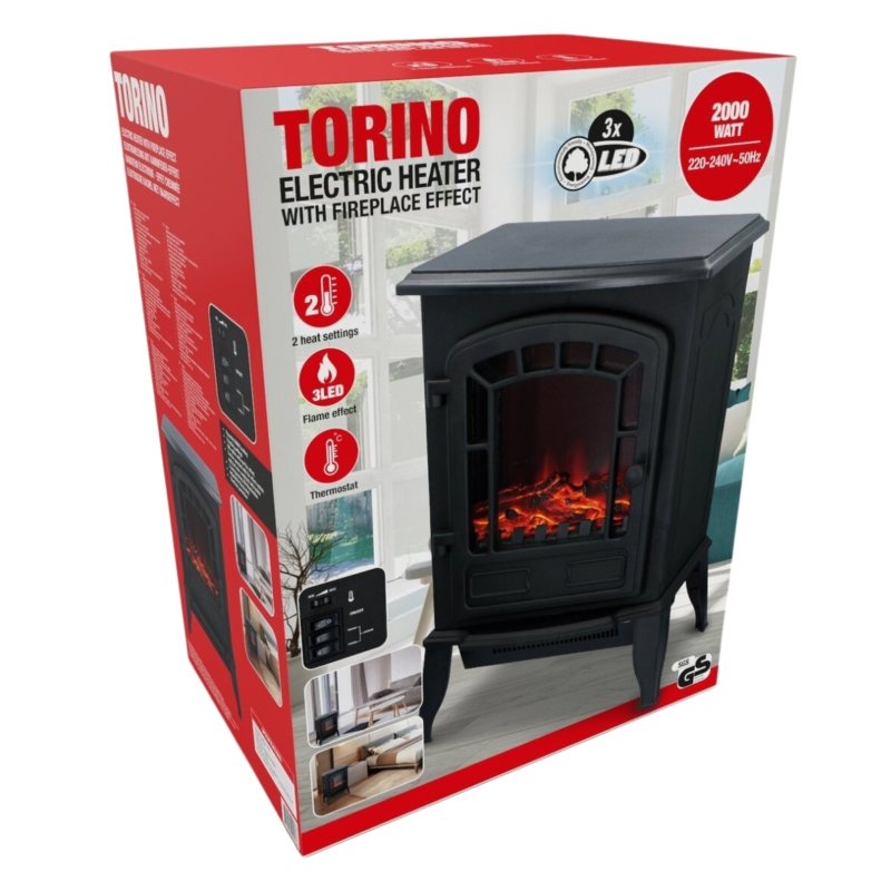 Classic Fire sfeerhaard elektrisch LED 2000 w