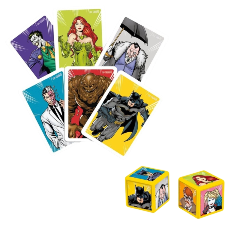 Top Trumps Match spel batman 2 spelers