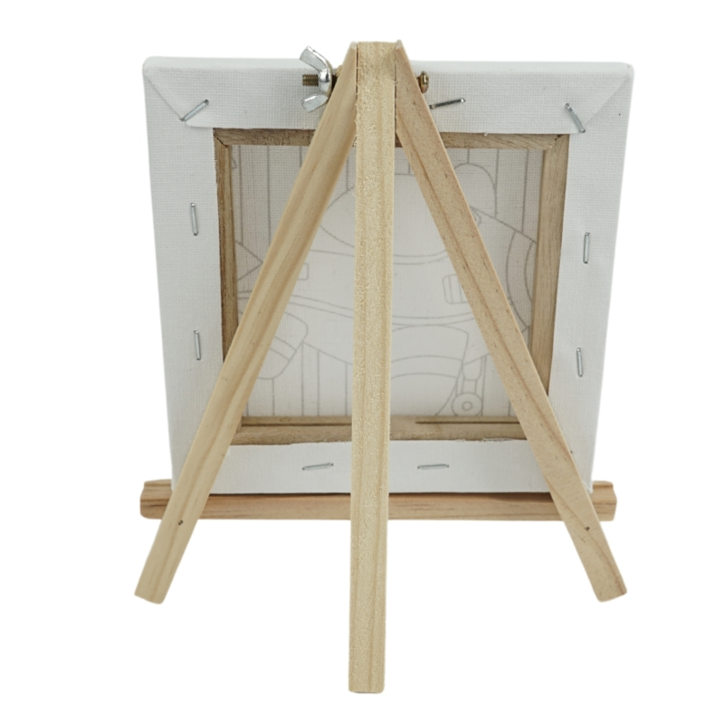 Schildersezel met canvas 19,5 cm